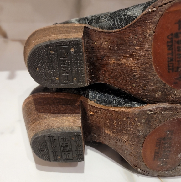 Corral Cross Cut Out Leather Western Boots 2123 Size 7.5 - Picture 6 of 10